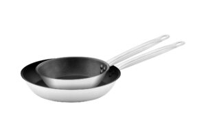 Bild von Royal Catering Stainless Steel Frying Pan – 2 pcs. – coated – Ø 20 / 28 cm x 5 cm RCFP-20-28NS