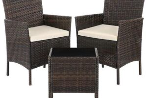 Produktbild von Garden Furniture Sets-3, Polyrattan Outdoor Patio Furniture, Conservatory PE Wicker Furniture