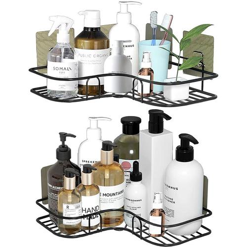Bild von Corner Shower Shelf, Bathroom Storage Holds 5 Weight, Drill-Free Shower Shelf, Rustproof Shower