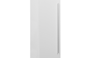 Produktbild von Beliani Bathroom Wall Cabinet White MDF 132 x 40 cm with 4 Shelves Wall Mounted