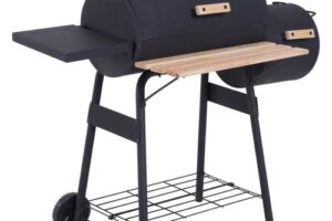 Produktbild von Portable Charcoal BBQ Grill Steel Offset Smoker Combo Backyard – Outsunny