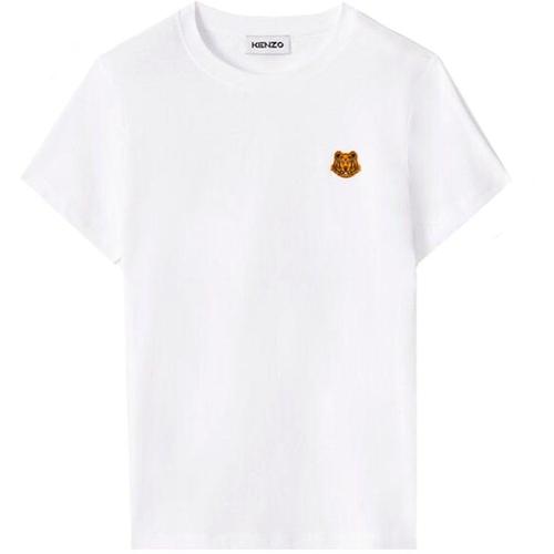 Bild von Mens Tiger Crest T-shirt White – White – KENZO T-Shirts