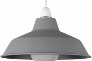 Produktbild von Modern Metal Pendant Shades Ceiling Retro Pendant Lampshade – Cement