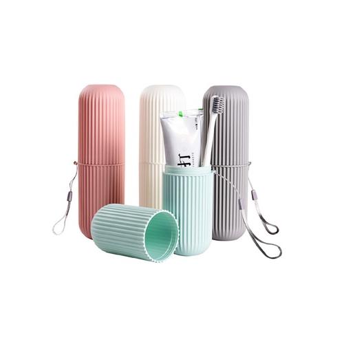 Bild von Travel Portable Toothbrush Toothpaste Holder: Pink/One
