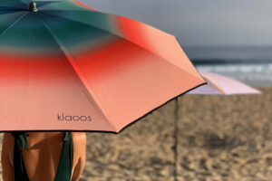 Produktbild von Klaoos – The Psyche Beach Umbrella – Watermelon
