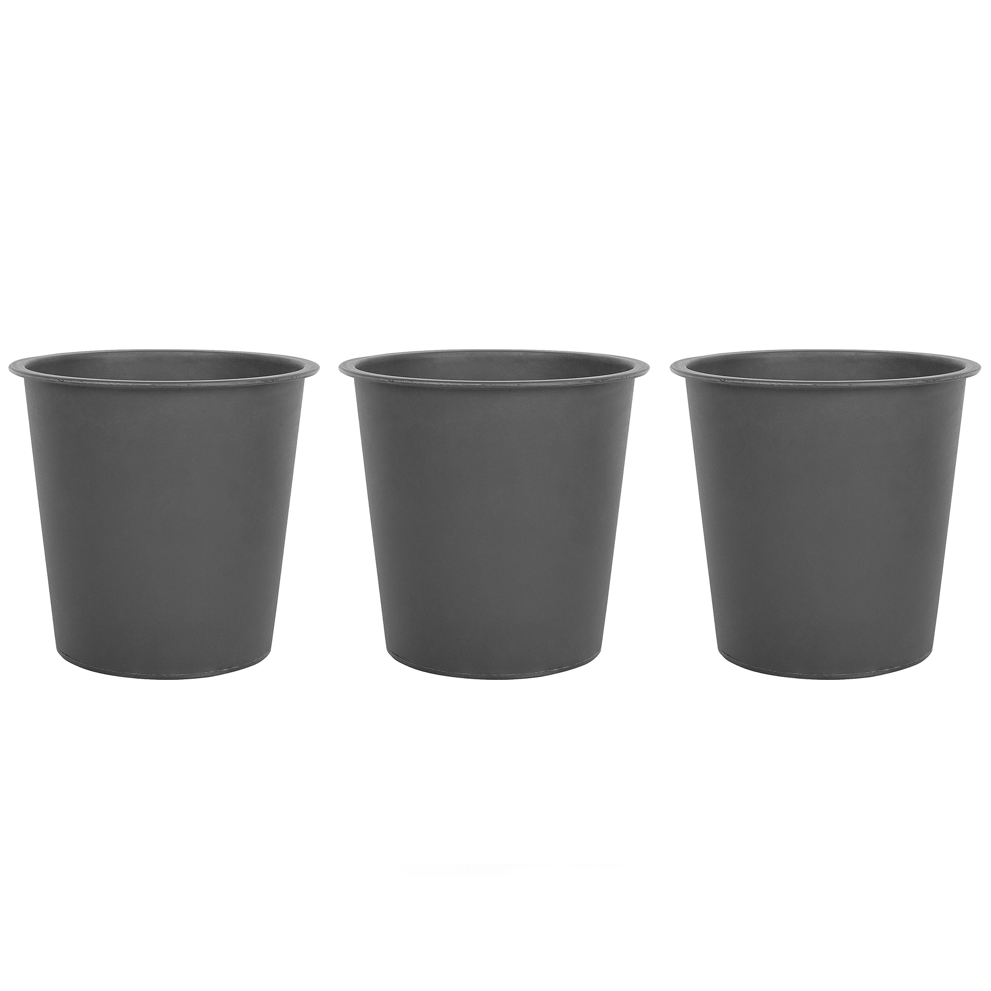Produktbild von Beliani Set of 3 Self-Watering Plant Flower Pot Inserts Automatic Irrigation System Indoor Outdoor Round 42 cm