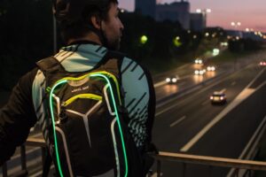 Produktbild von WheelBee LED Lit Bike Backpack