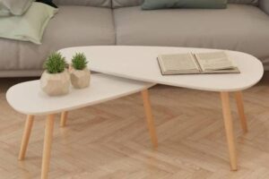 Bild von Vidaxl – Coffee Table Set 2 Pieces Solid Pinewood White – White