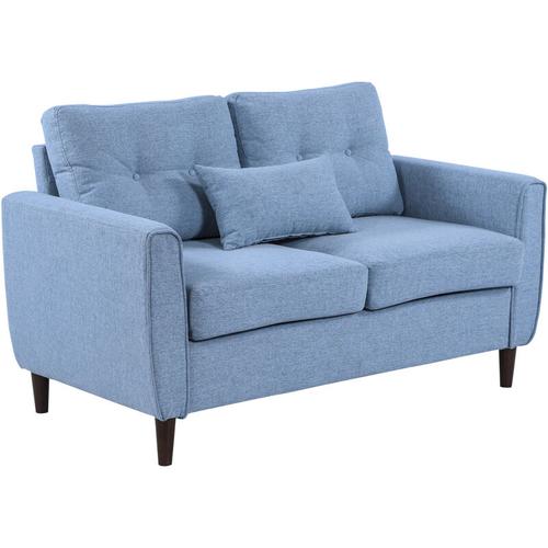 Bild von Modern Chic Loveseat with Armrest Spring Padding for Home Office – Homcom