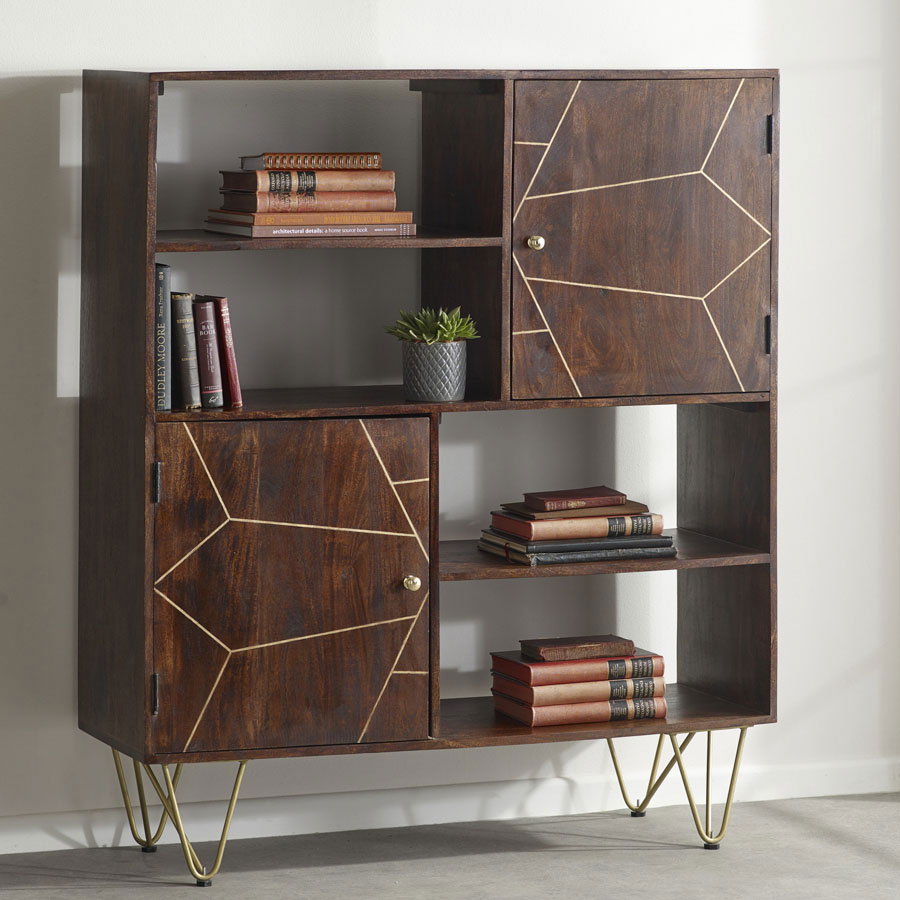 Produktbild von Clearance Dark Gold Display Cabinet   Clearance