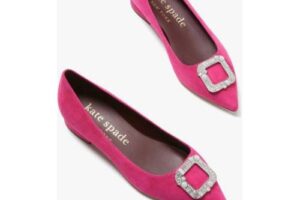 Bild von Kate Spade Buckle Up Schuhe, Flach – Pink – Kate Spade Flats