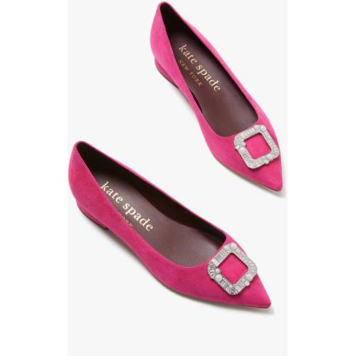 Bild von Kate Spade Buckle Up Schuhe, Flach – Pink – Kate Spade Flats