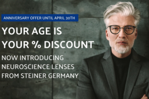 Bild von NeuroScience lenses: Your age is your % discount!