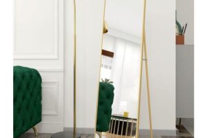 Produktbild von Freestanding Mirror Full Length Rectangular Mirror 140x40cm Hanging or Leaning for Bedroom or