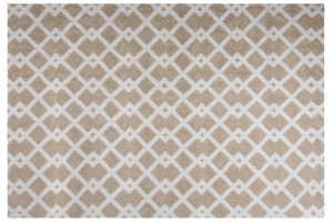Produktbild von Beliani Area Rug Beige Fabric 140 x 200 cm Geometric Rectangular Modern