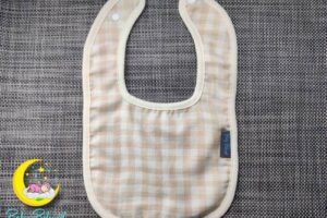 Produktbild von Baby Beloved Natural Color Organic Cotton Striped Baby Bib