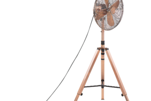 Produktbild von Beliani Standing Fan Copper Metal Height Adjustable Modern Design Various Speeds Oscillating Living Room Ventilator