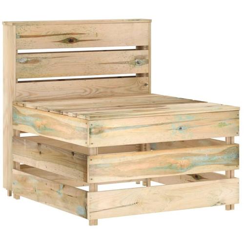 Produktbild von Asupermall – Garden Pallet Middle Sofa Impregnated Pinewood
