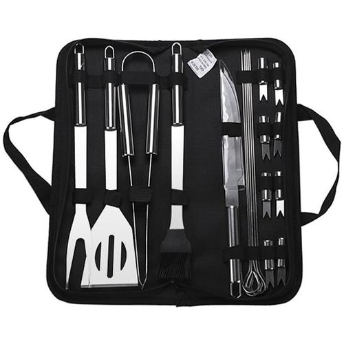 Bild von Mohoo – 18PCS/1Set Stainless Steel BBQ Tools Kit Set Barbecue Grilling Utensil Accessories