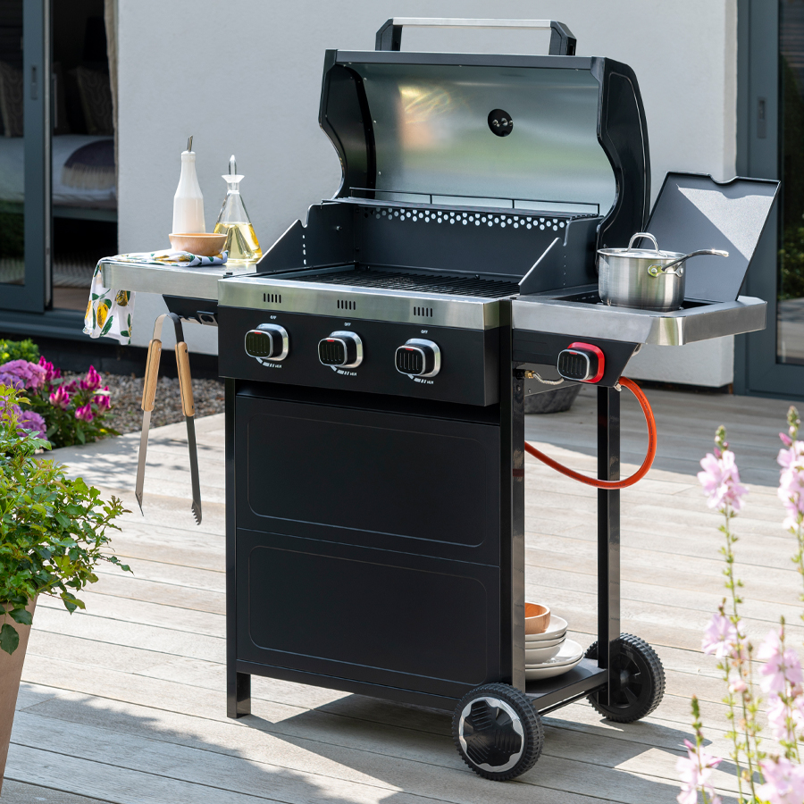 Produktbild von Norfolk Grills Vista 3 Burner Gas BBQ