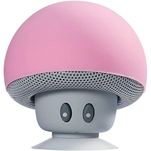 Bild von Mushroom Mini Wireless Portable Bluetooth 4.1 Speakers with Mic for Smartphones (Pink)