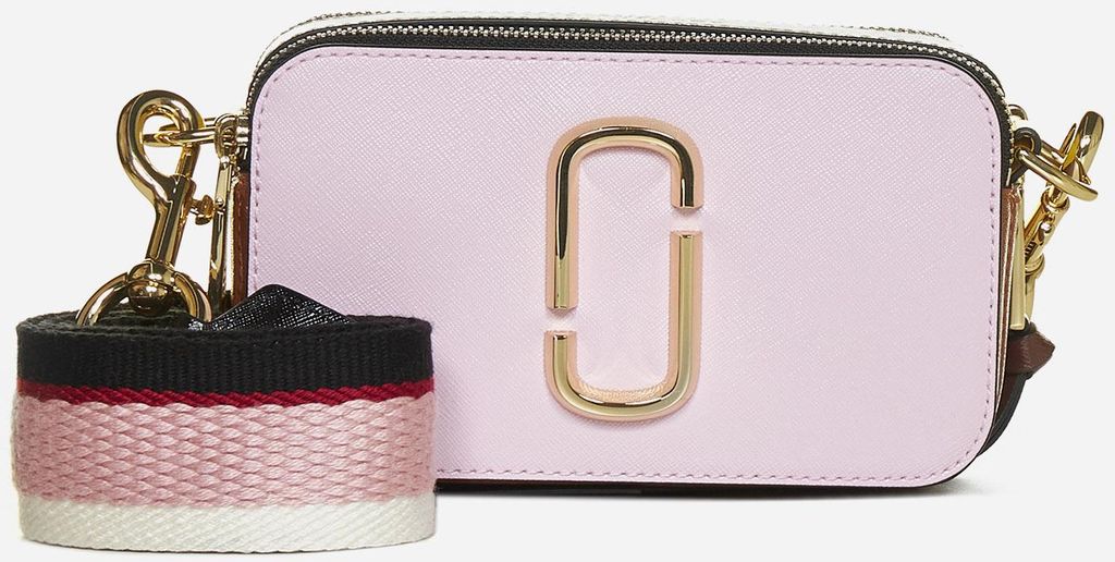 Bild von Marc Jacobs Snapshot Leather Camera Bag – Pink – Marc Jacobs Shoulder Bags