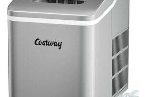 Produktbild von Costway – 1.6L Ice Maker Machine Automatic Electric Ice Cube Maker Countertop 12KG/24H