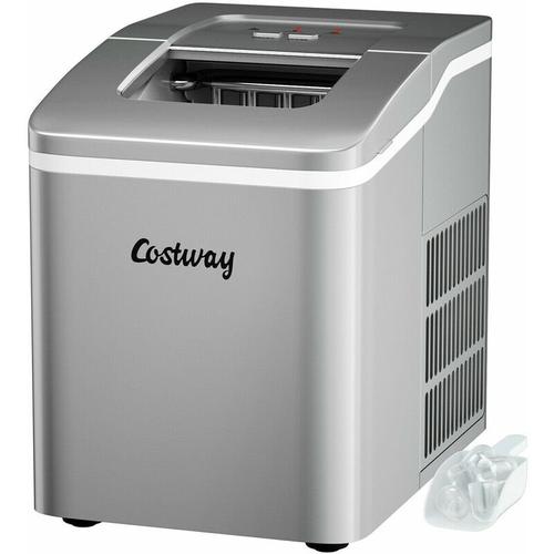 Produktbild von Costway – 1.6L Ice Maker Machine Automatic Electric Ice Cube Maker Countertop 12KG/24H