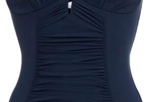 Produktbild von Jets by Jessika Allen Contour Ruched Swimsuit – Blue – Jets by Jessika Allen Beachwear