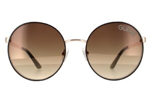 Produktbild von Guess Sunglasses GU7697-S 05G Black Gold Brown Mirror