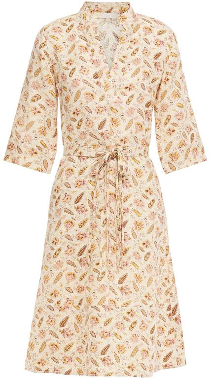 Produktbild von Vanessa Bruno Nova Printed Linen Dress – Natural – Vanessa Bruno Dresses