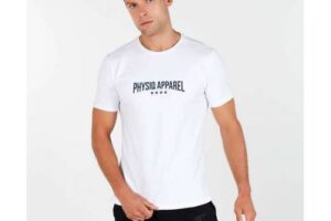 Produktbild von Physiq Apparel Established TShirt – White – male