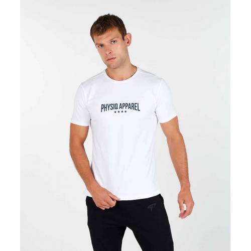 Produktbild von Physiq Apparel Established TShirt – White – male