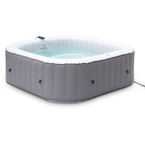 Bild von Alice’s Garden – Square inflatable hot tub MSpa – fjord 6 grey – Ø185cm square spa 6-person, pvc,