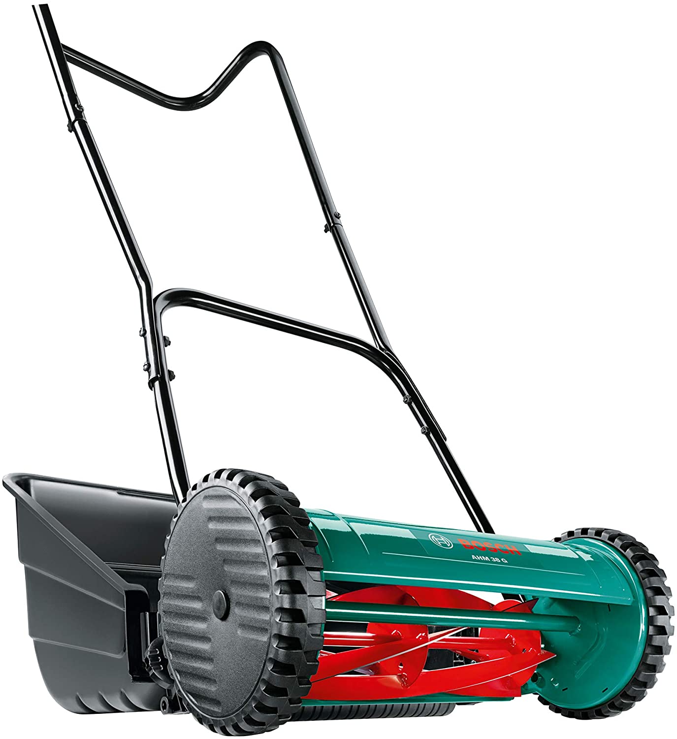 Bild von Bosch AHM 38 G Manual Garden Lawn Mower (Cutting Width 38 cm, in Carton Packaging)