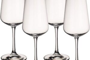 Produktbild von Villeroy & Boch Ovid White Wine, Set of 4, 380 ml measured brimful, Crystal Glass, Clear