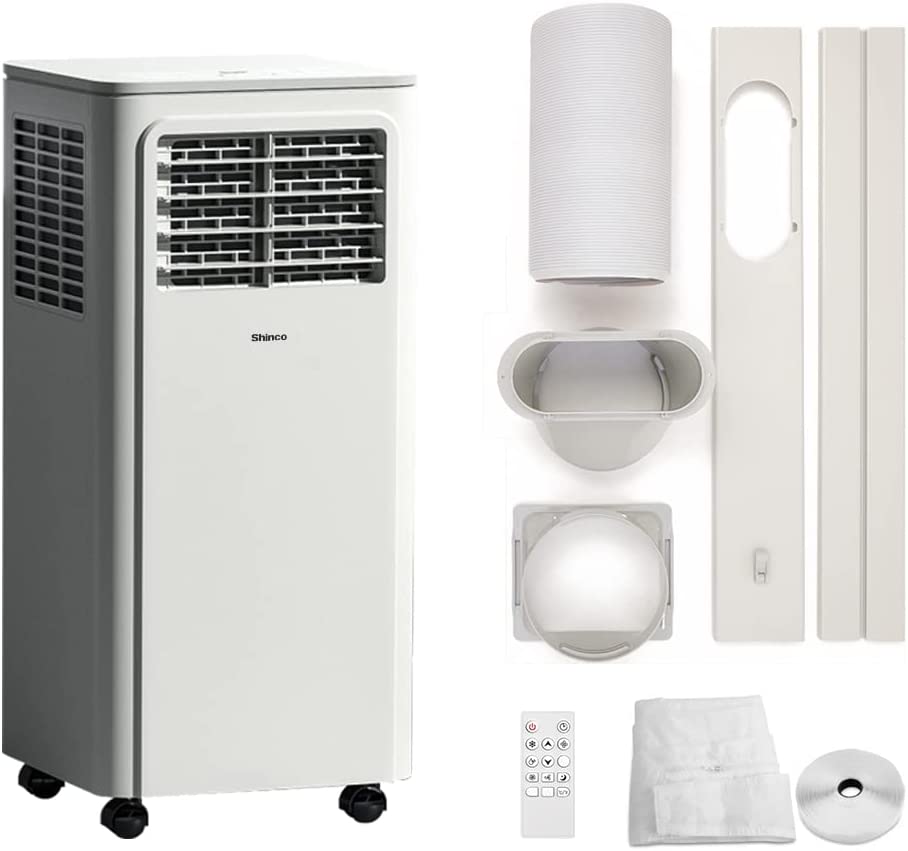 Bild von Shinco 3-in-1 Portable Air Conditioner 7000BTU, Air Cooler, Dehumidifier, Fan, Sleep Mode, 2.6Kw, For Max 18㎡, Remote Control, 24h Timer, 2 Window Kits [Energy Class A]