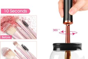 Produktbild von Hangsun Makeup Brush Cleaner and Dryer Machine Electric Cosmetic Make Up Brush Cleaning Tool to Wash Dry in Seconds