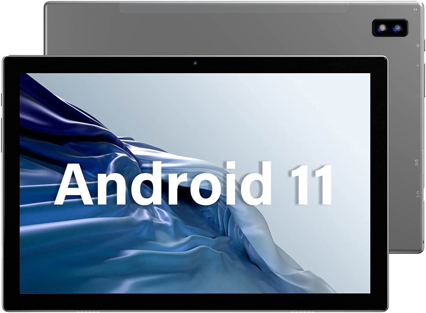 Bild von SGIN 10.1 Inch Tablet 6GB RAM 128GB ROM with Android 11, Tablet PC with 1920×1200 IPS FHD, 5MP + 8MP Camera, Dual WiFi, Bluetooth 5.0, GPS, 7000mAh Battery, Supports TF Card Up to 512GB, Gray