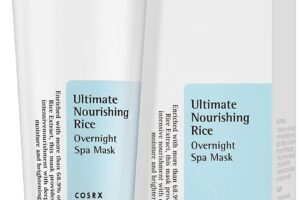 Produktbild von COSRX Ultimate Nourishing Rice Overnight Spa Mask, 60ml | Facial Moisturizer with Rice Extract and Niacinamide | Leave-on Face Mask | Korean Skincare