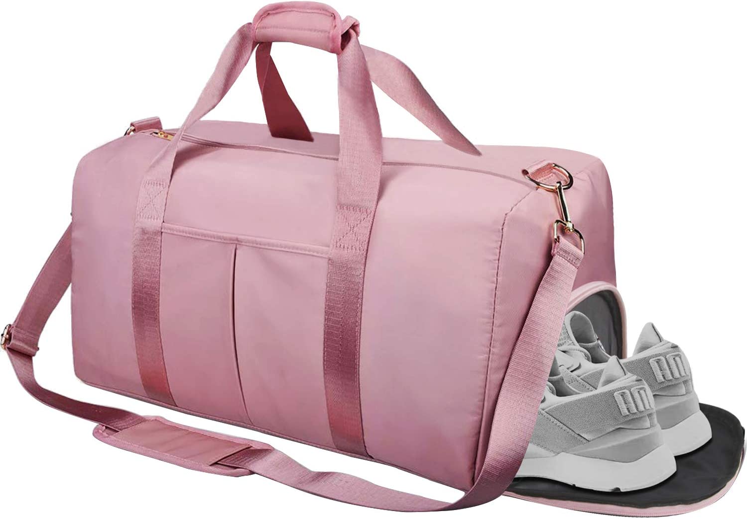 Bild von AISPARKY Lanling Gym Sport Bag Dry Wet Separated, Waterproof Large Sports Duffel Bag Training Handbag with Shoes Compartment for Sport Traveling Swimming Yoga Hiking Camping for Women