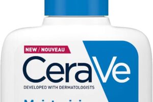 Produktbild von CeraVe Moisturising Lotion, with hyaluronic acid and 3 essential ceramides, Daily Face & Body Moisturiser for Dry to Very Dry Skin