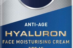 Bild von NIVEA MEN Hyaluron Face Cream (50ml), Anti Wrinkle Face Cream Reduces Deep Wrinkles, Men’s Anti Ageing Face Cream, Anti Wrinkle Cream Strengthens Skin Elasticity