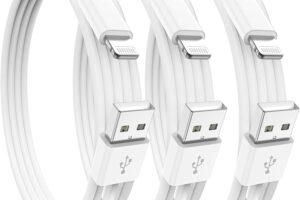 Bild von iPhone Charger Cable 1M, 3Pack [Apple MFi Certified] Long Lightning to USB Cable 1 meter, Apple Fast Charging Lead for Apple iPhone 13 Pro/12 Pro Max/12 Mini/11/X/XS/XR/XS Max/8/8 Plus/7/6/iPad