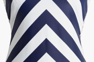 Produktbild von Perfect Moment Striped Swimsuit – Blue – Perfect Moment Beachwear