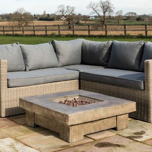 Bild von Outdoor Garden Propane Gas Fire Pit Low Table Burner, Smokeless Firepit, Patio Furniture Heater,