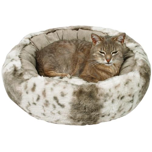 Produktbild von Trixie Leika Plush Dog Bed White/Light Brown – 50cm