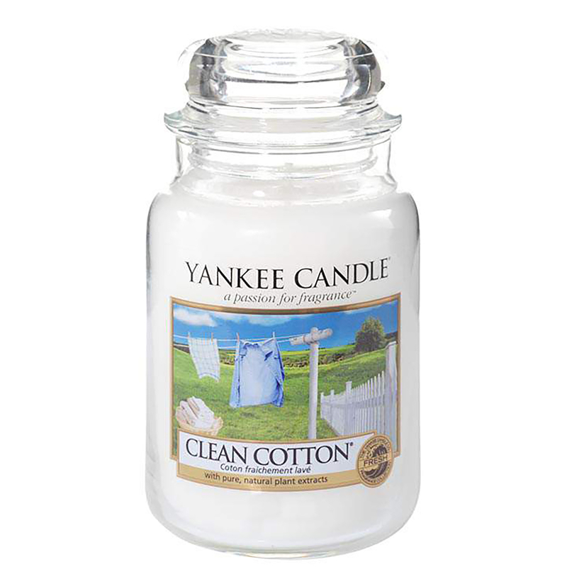 Bild von Yankee Candle – Original Jar Candles Large Clean Cotton 623g  for Men and Women