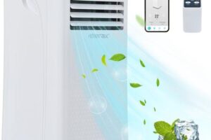 Produktbild von Modernluxe – Portable Air Conditioner 3-in-1 9,000 BTU, 2.6 kW 4 Modes with APP, LED Display,