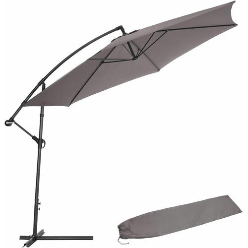 Bild von Cantilever Parasol 350cm with protective sleeve – garden parasol, overhanging parasol, banana
